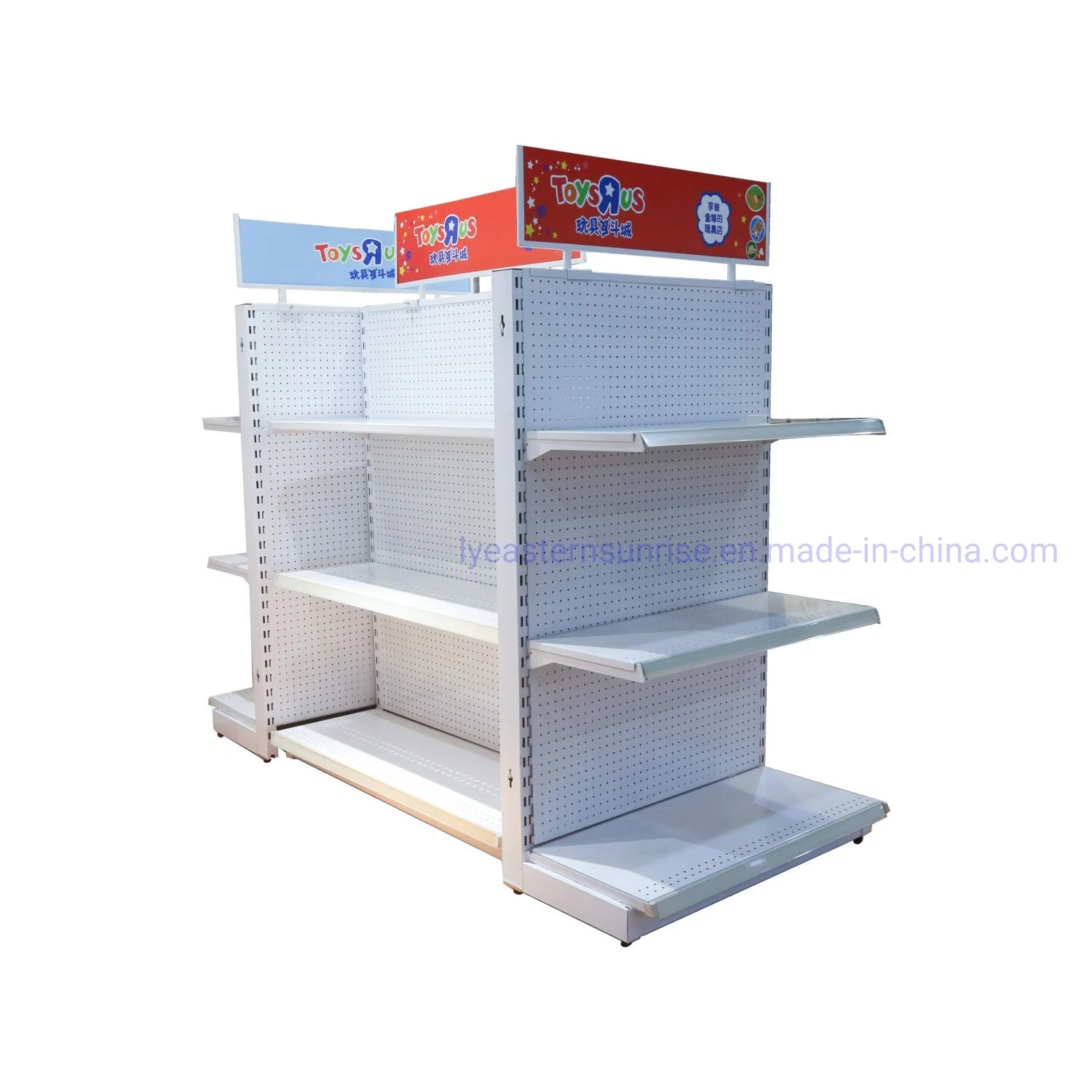 Heavy Duty Supermarket Metallic Shelf, Store Display Rack, Grocery Shelving