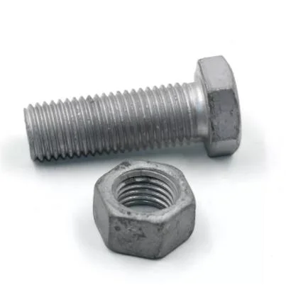 Made in China Hot DIP Galvanized Grade 8.8 Hex Head Bolts and Nuts Fasteners