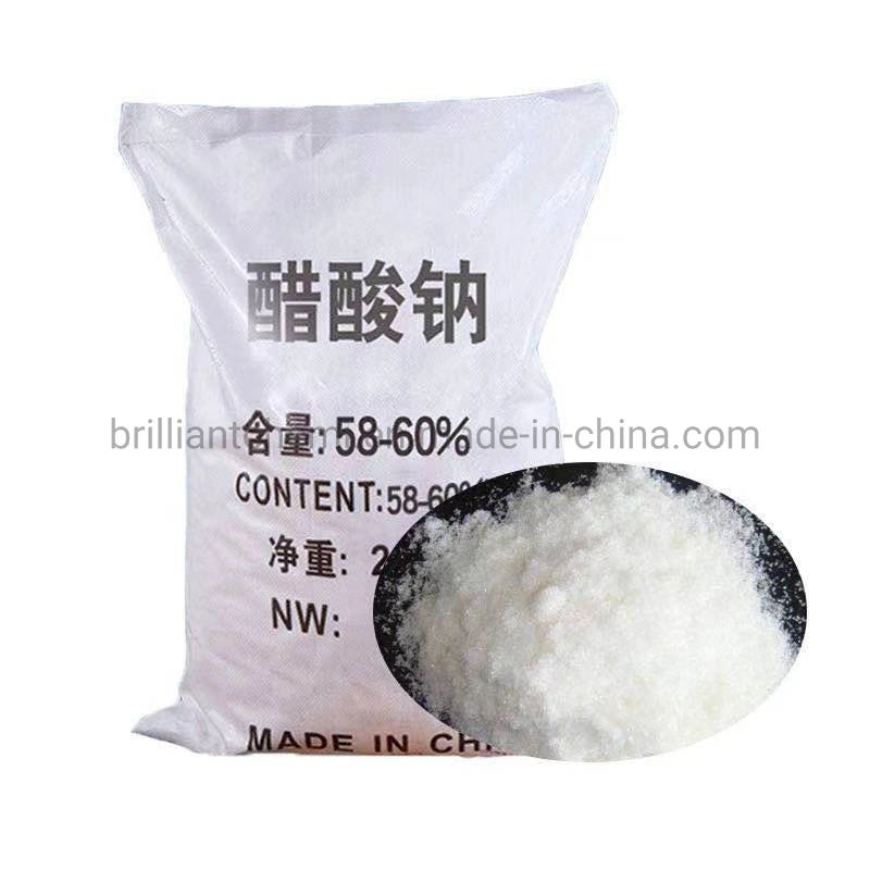 Qualité alimentaire/industrielle 99% pureté acétate de sodium anhydraté