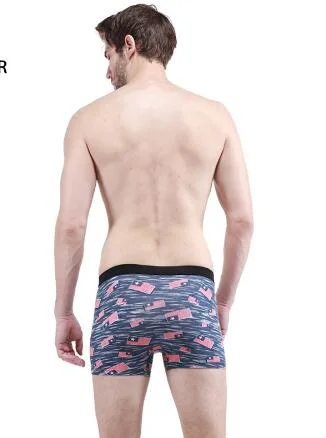 Hotsale Diseño clásico de los hombres boxeadores los boxeadores de ropa interior de Algodón Stretch de alta hombres sexy Briefs