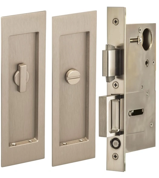Invisible Sliding Traditional Privacy Mortise Pocket Lock Door Hardware