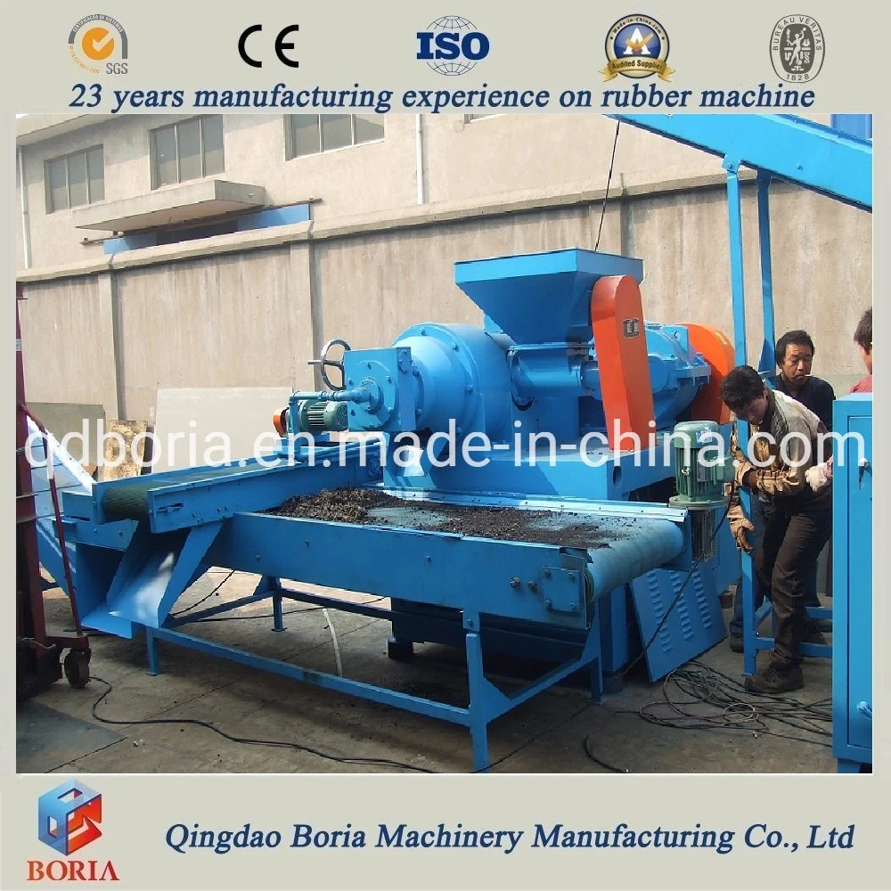 Semi-Auto Waste Tyre Reycling Line Rubber Powder Production Equipment