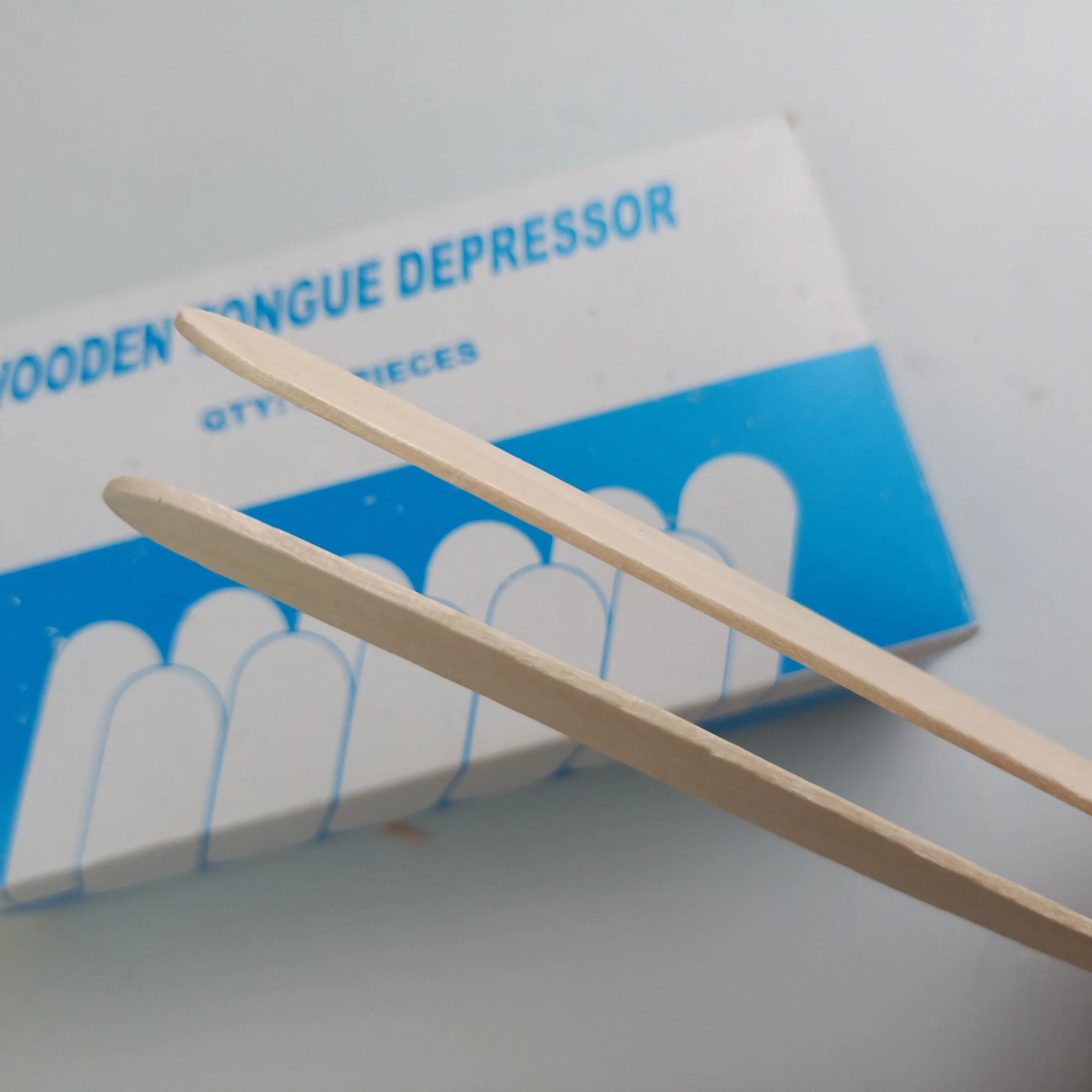 Low Price Wholesale Medical Instrument Wooden Tongue Depressor for Hospital