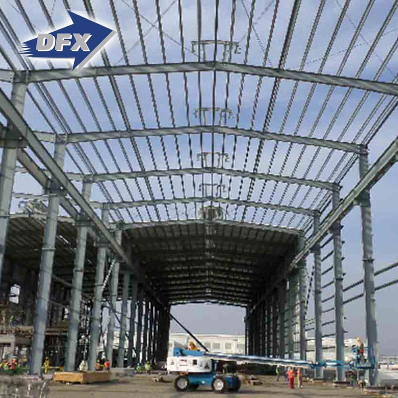 China Prefab Clear Span Fabric Steel Structure Tennis Export to Singapore Warehouse Buildings