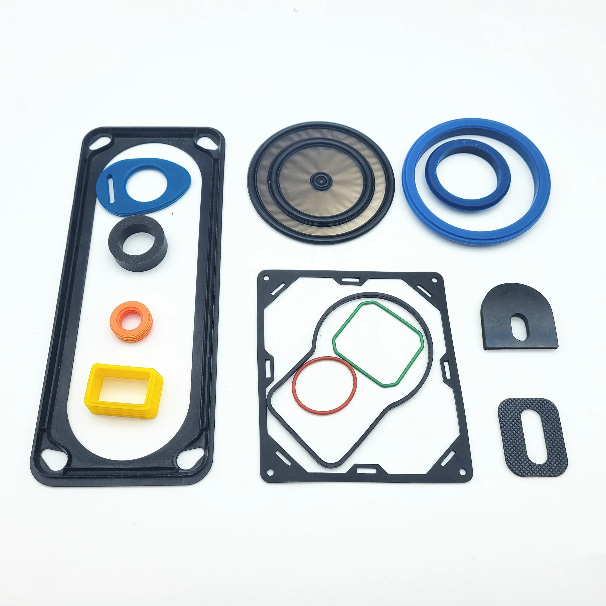 ISO9001 IATF 16949: 2016 Certifiedepdm/NBR/Cr/Vmq/FKM Oil Resistance Silicone Rubber Gasket for Automotive and Industrial