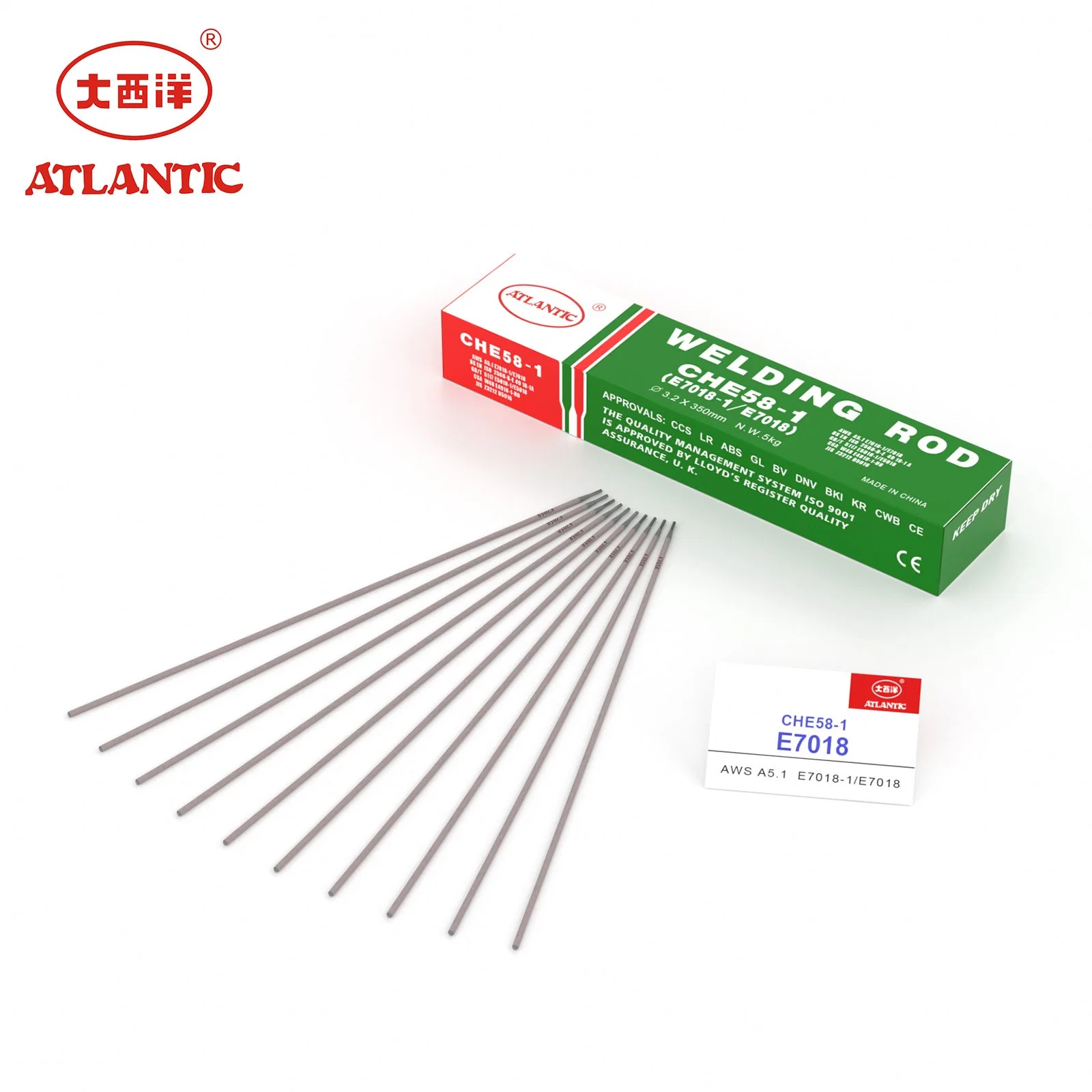 Atlantic Competitive Price Carbide Stainless Steel Tube E6013 Welding Electrode Rods