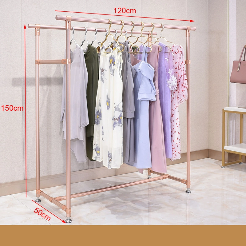 Fashion Metal Clothes Shelf for Shows Display Boutique Cloth Rack