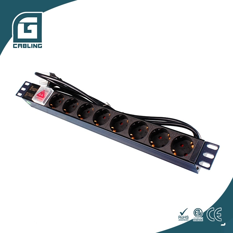 Gcabling 8 Outlets 1u GM PDU for Data Center