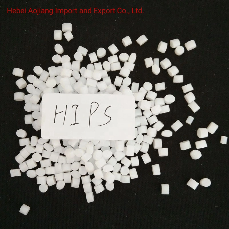 Raw and Recycled Plastic Material with White Color High Impact Polystyrene HIPS