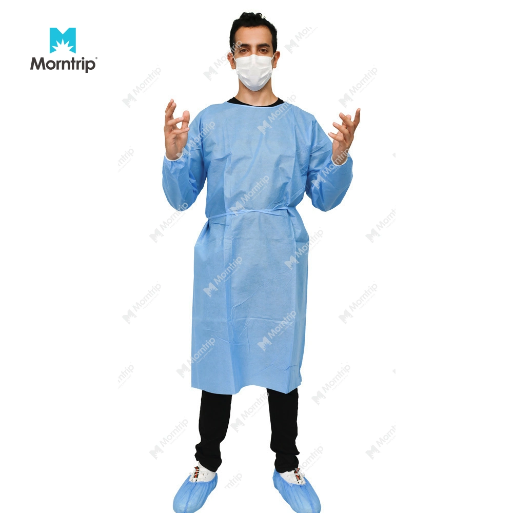 High Quality AAMI Level 1/2/3/4 SMS Nonwoven Hospital Doctor Sterile Protective Clothing Isolation Non Woven Medical Supply Disposable Surgical Gown