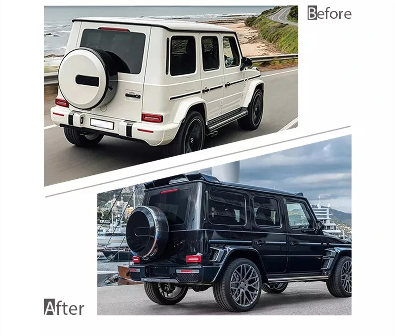 Mercedes Benz G Class B Style Upgrade Body Kit with Wheel Trims Front Rear Bumper Grille PP Material (Year 2019+ W464 Upgrade to W464 B Style)