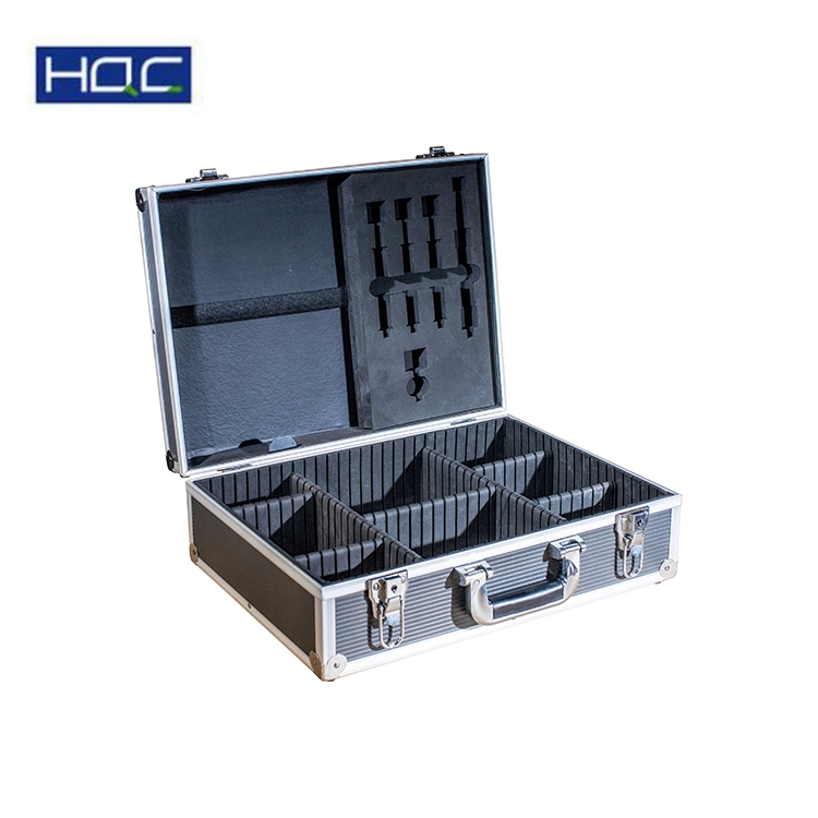 Personalizar hermosa caja de almacenamiento de aluminio resistente