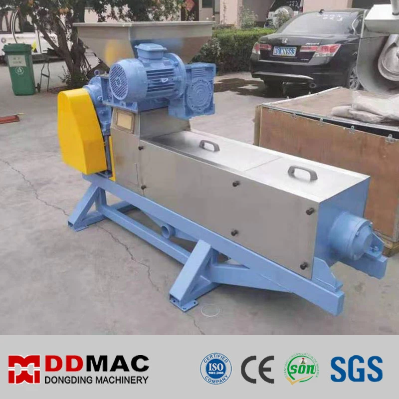 Double Screw Filter Press Forage Dewatering Machine Grape Ginger Juice Extractor