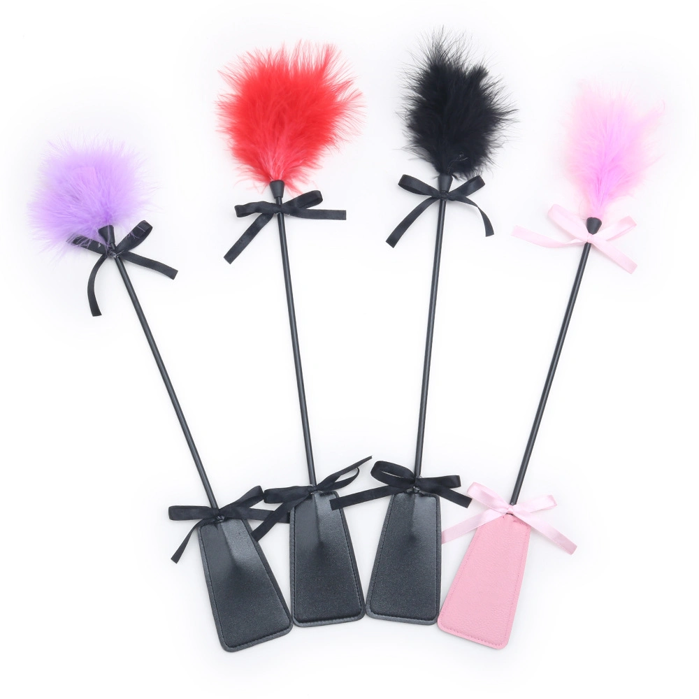 Jouet érotique Sexy Bandage jouer au paddle Soft Flirt Feather Spanking Sexy Whip Tickling jeux pour adultes Produits Sex Toys BDSM