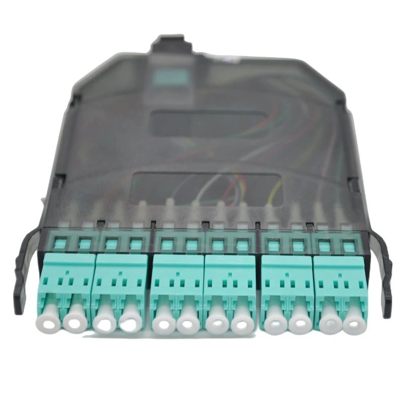 FTTH 12 conjunto de núcleos MPO-LC MPO de fibra óptica dúplex Modular