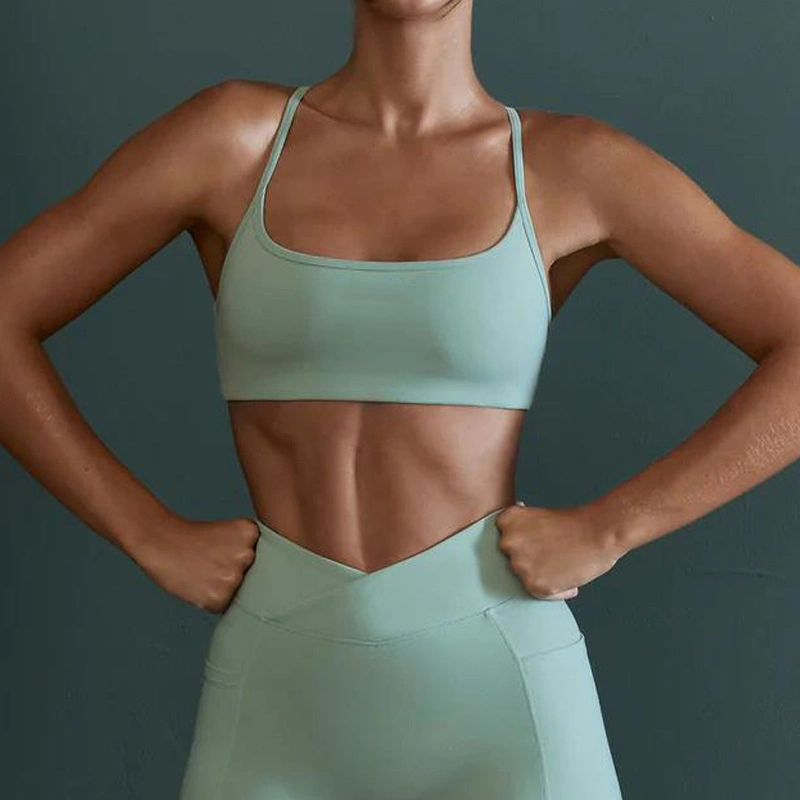 2023 Women's Athletic Activewear Fitness Gym Wear Workout Clothing Yoga Set Sportswear for Women