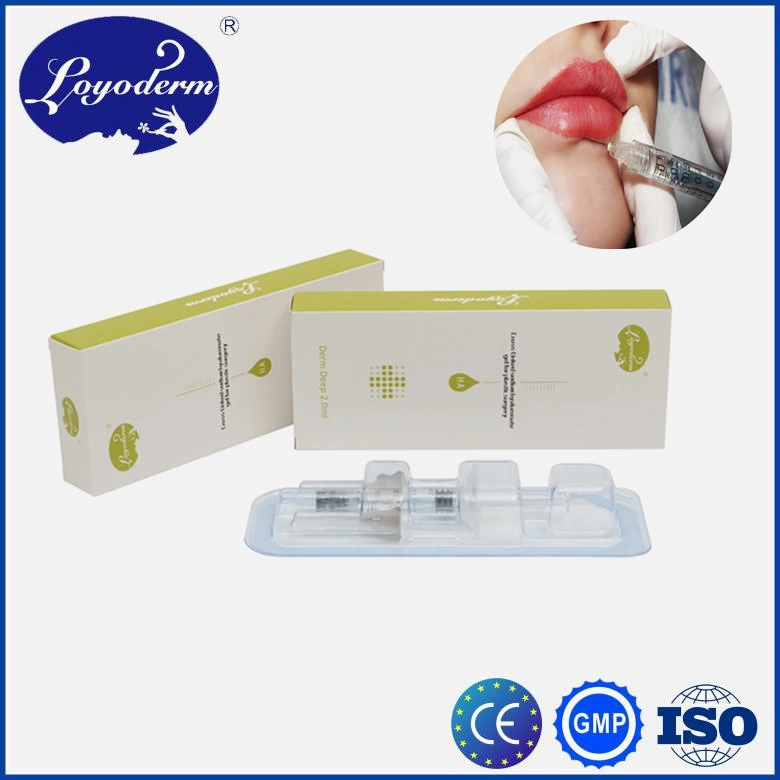 Loyoderm Factory CE Approval Ha Injectable 2ml Dermal Filler