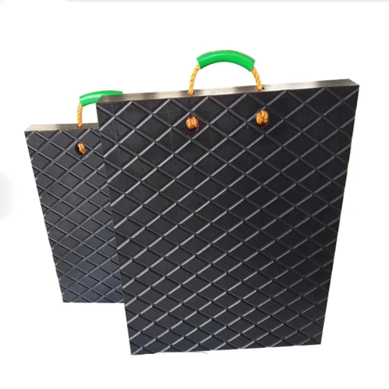 Factory Custom UHMWPE Composite Outrigger Crane Foot Support Pad