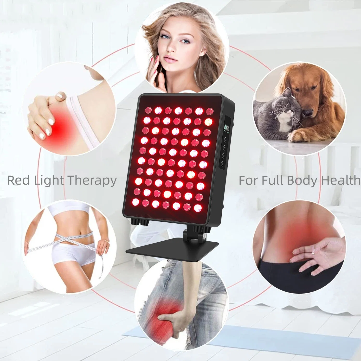 Weihnachten kreative Geschenke 70PCS LED Ganzkörper-Infrarot-Lampe-Gerät Rotlicht Therapie Panel Andere Haus Verwenden Sie Beauty-Ausrüstung