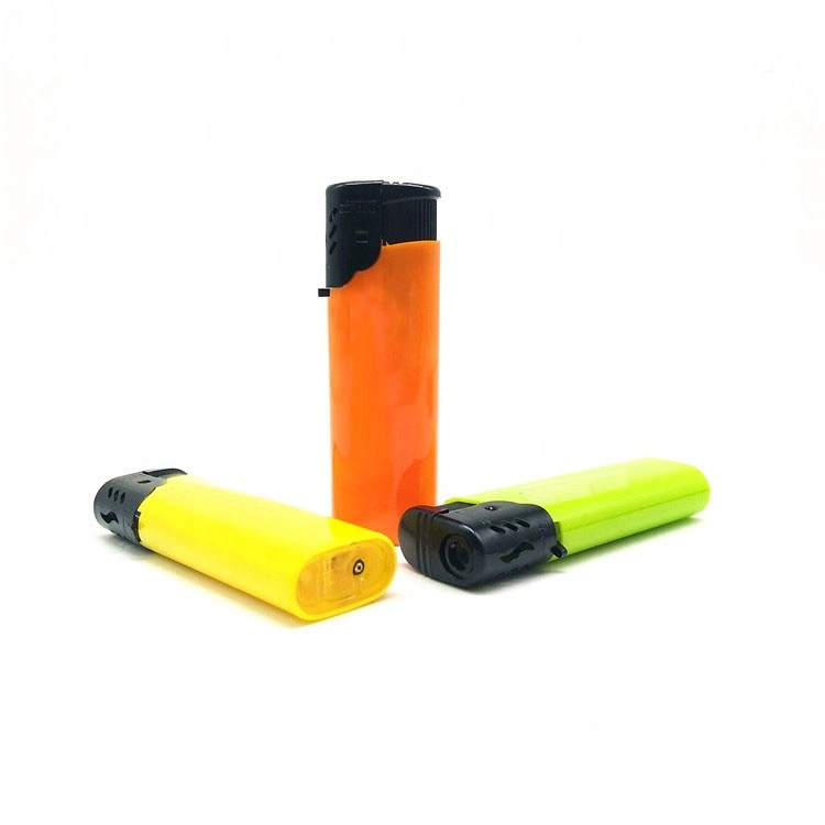 Stable Ignition Solid Color Windproof Lighter with Promotional Price