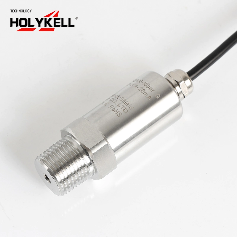 Holykell analógico 4-20mA sensor de presión de agua Transmisor de presión de aire combustible Transductor de presión