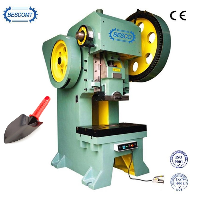 Mecánica precio de fábrica de madera personalizado Palas Playa punzonado prensa eléctrica que hace la máquina de la pala de madera con mango Besco con CE Certificación ISO