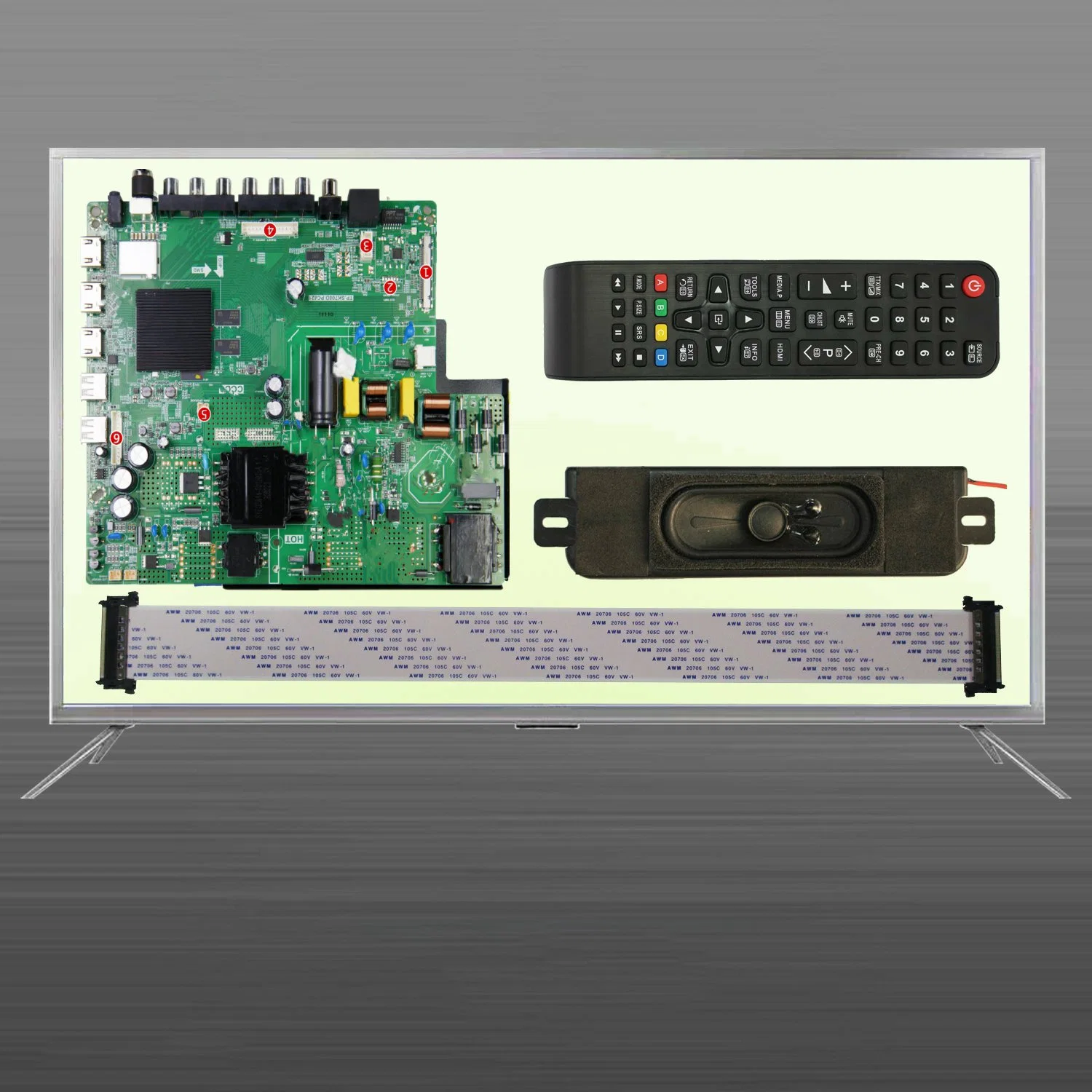 Factory Price Android 9.0 4K TV Smart Internet Board Tp. Sk708d. PC821 Web Television Motherboard TV Accessories