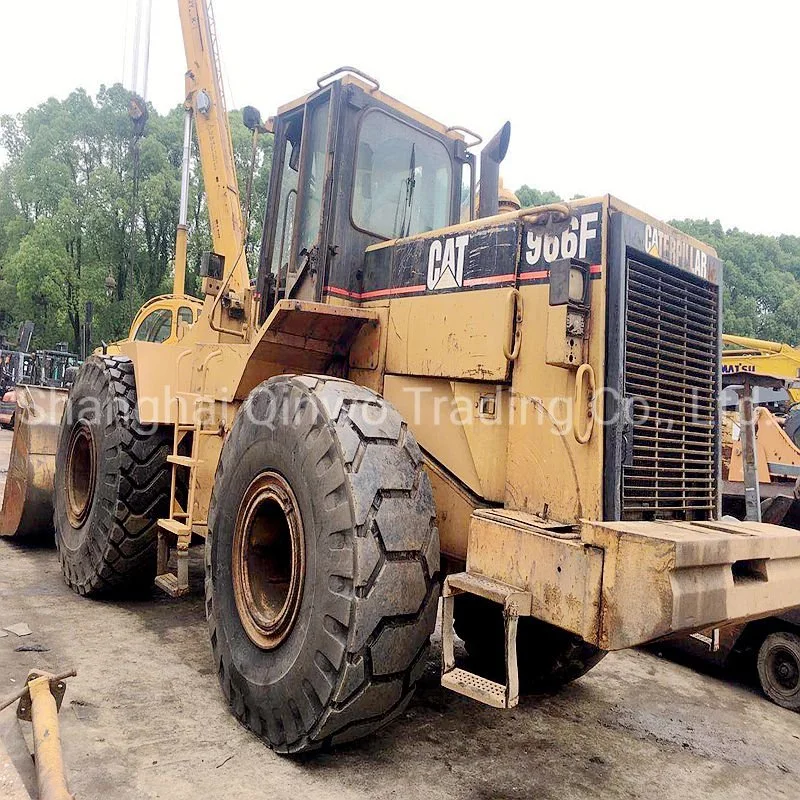 Second Hand Cat 966f Used Wheel Loader for Mining Construction