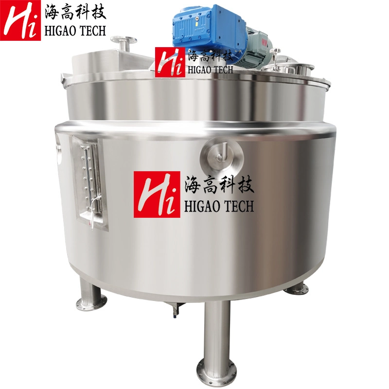 Stainless Steel Juice Liquid 500L Mayonnaises Vacuum Homogenizer Emulsifier Mixing Tank