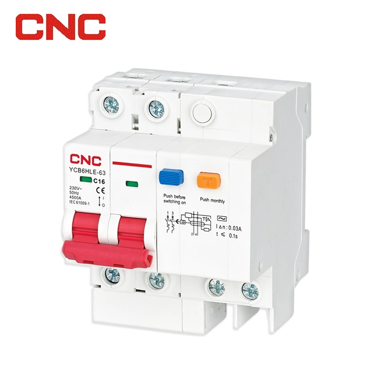 CNC 1+N RCBO 3p RCBO 3p Residual Current Circuit Breaker