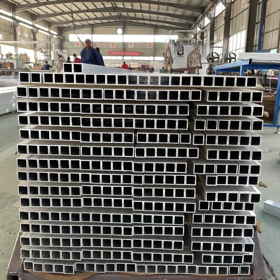 China Manufacturer 6063-T5 Alloy Large Diameter Aluminium Tube 100X50 Aluminium Rectangular Tube Mill Finished