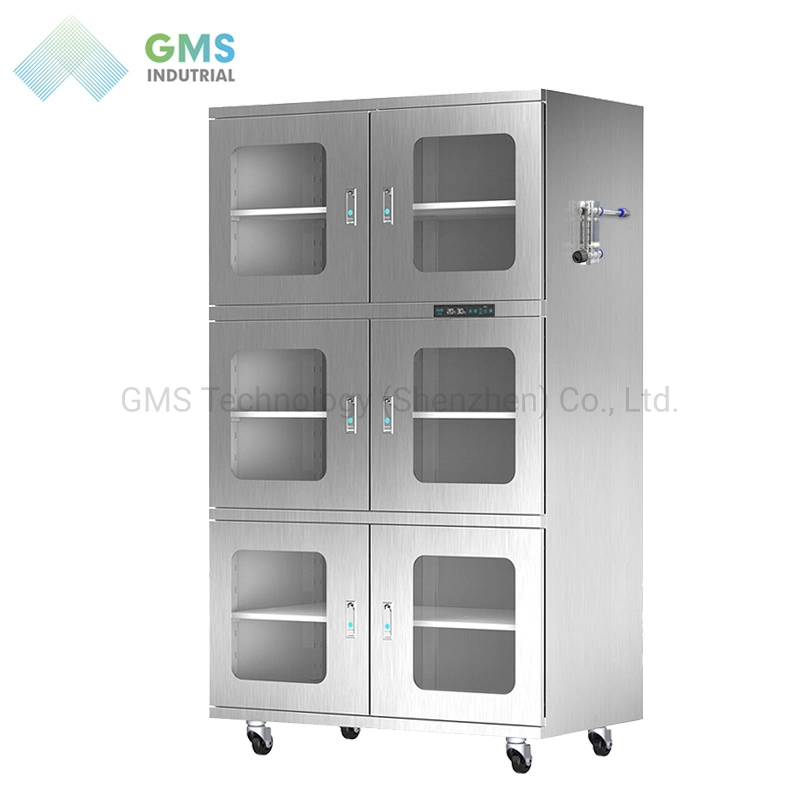 1%Rh Stainless Steel Moisture-Proof Humidity Chamber Nitrogen Dry Cabinet