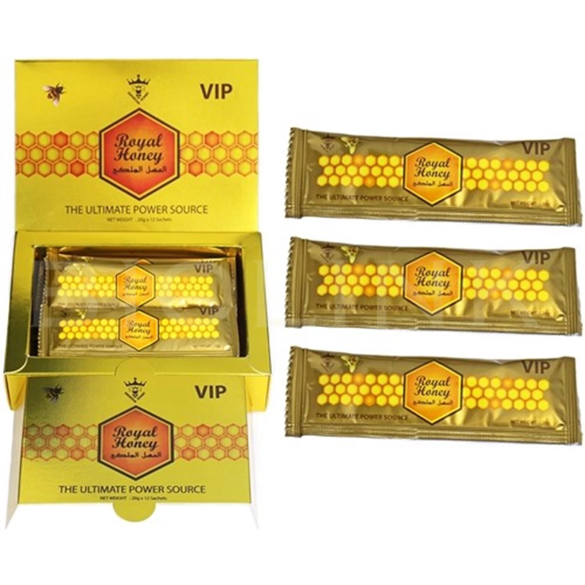 Top Activity+ Royal Honey VIP for Men Boost Your Energy USA Stock 12 Sachets *20gram