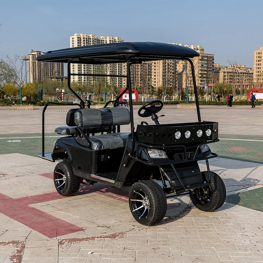 72V Lithium Battery Solar 6 Seaters off Road Electric Street Legal Golf Cart Buggy