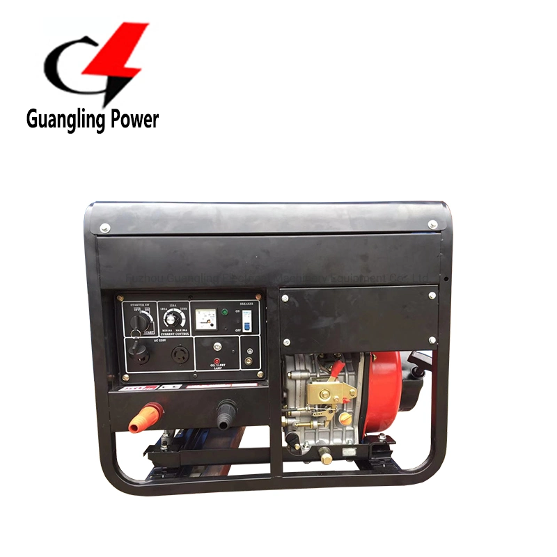 6kVA 5 in 1 Diesel 300A Post Welding Machine Generator Power Generation