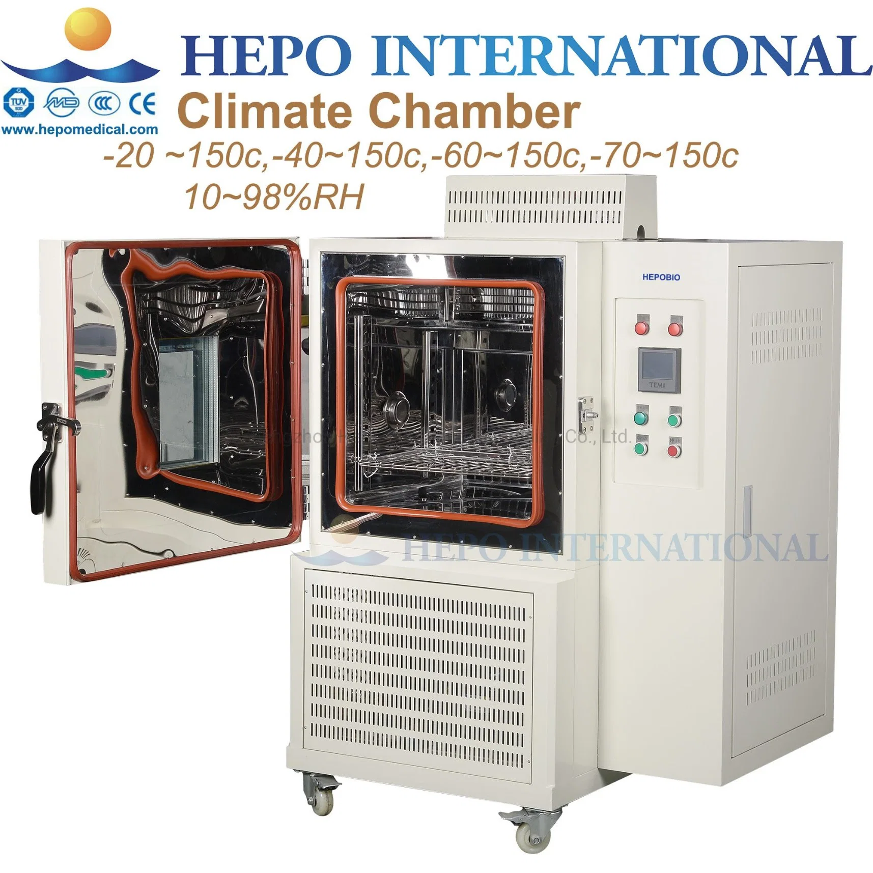 High Low Temperature Humidity Calibration Environmental Testing Chamber Incubator