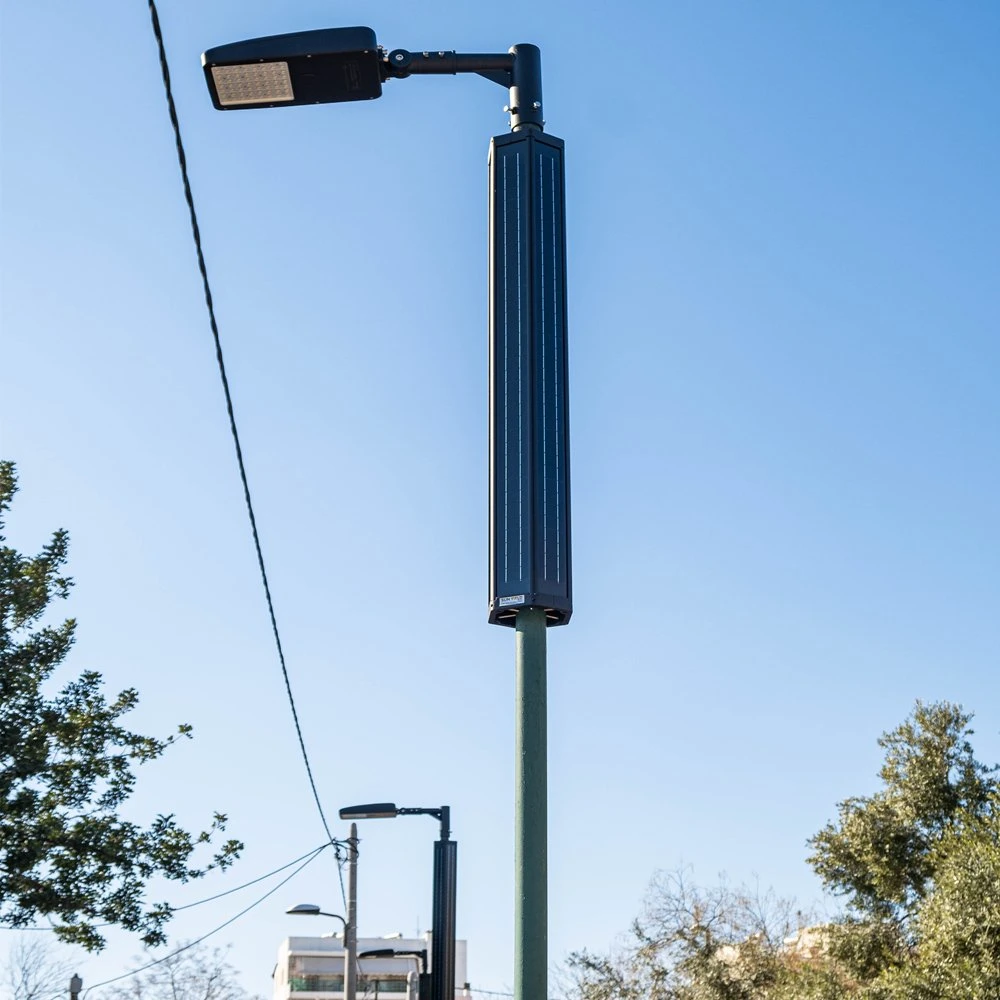 Candeeiro LED Ipole Solar para rua, para exterior, 200 W MPPT IP65 Iluminação de estrada