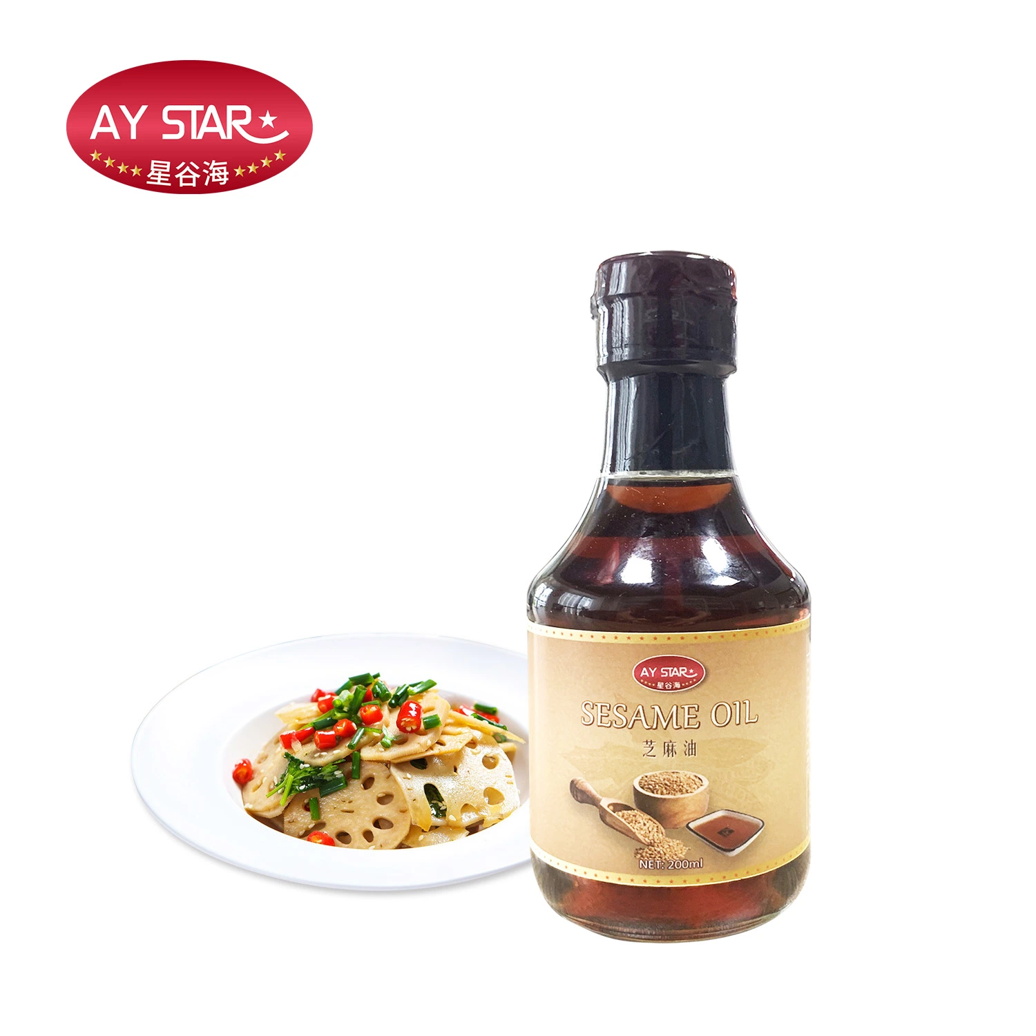 Free Sample Natural Fresh Vegetable Cooking Sesame Seed Oil 150ml