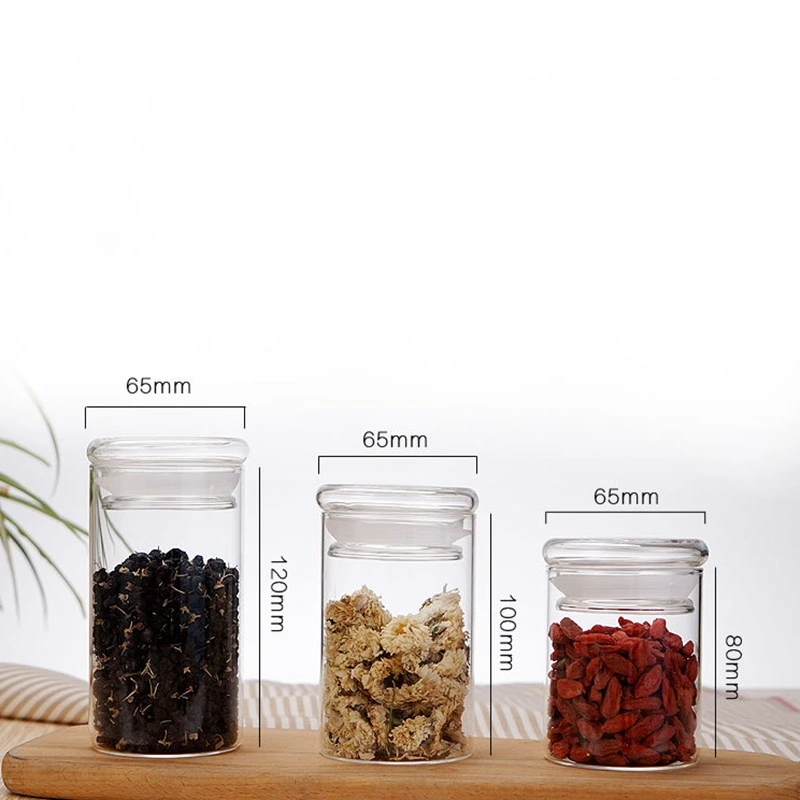 Wholesale 350ml Glass Plant Tissue Culture Vessels Container with Plastic Cap