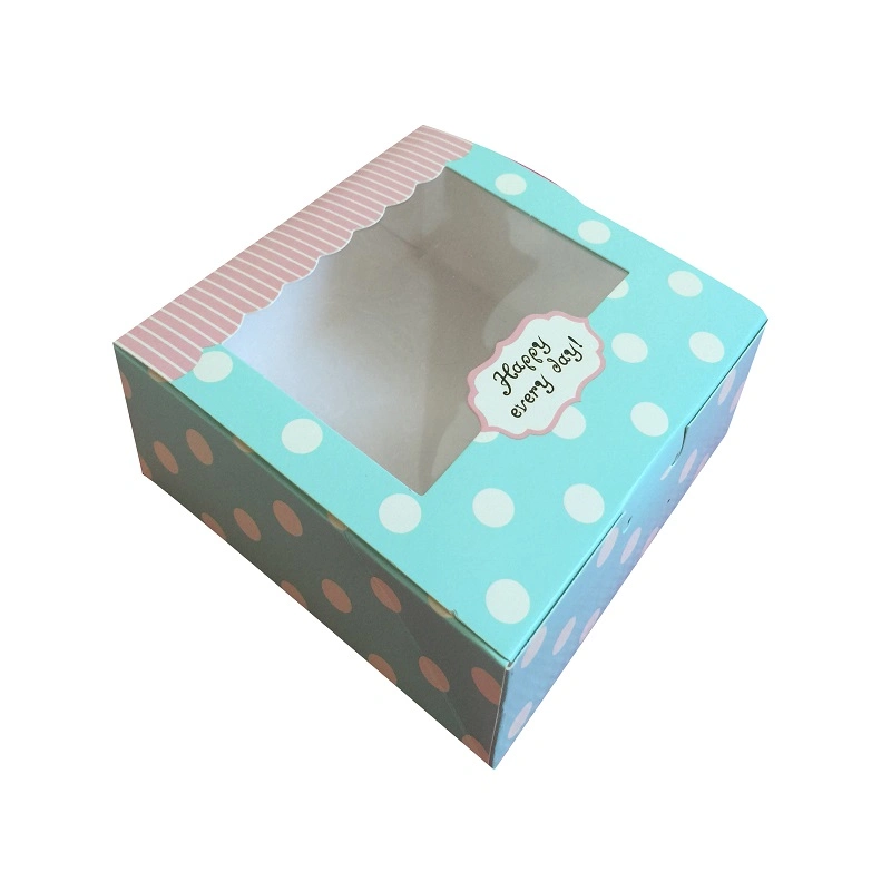 Wholesale/Supplier Custom Logo Gift Packaging Art Paper Box with Clear Window