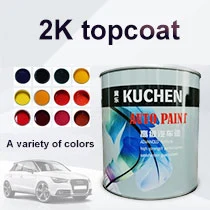 Good Coverage High Chroma Acrylic Auto Paint High Application Car Paint Kuchen HS 2K Topcoat White K201