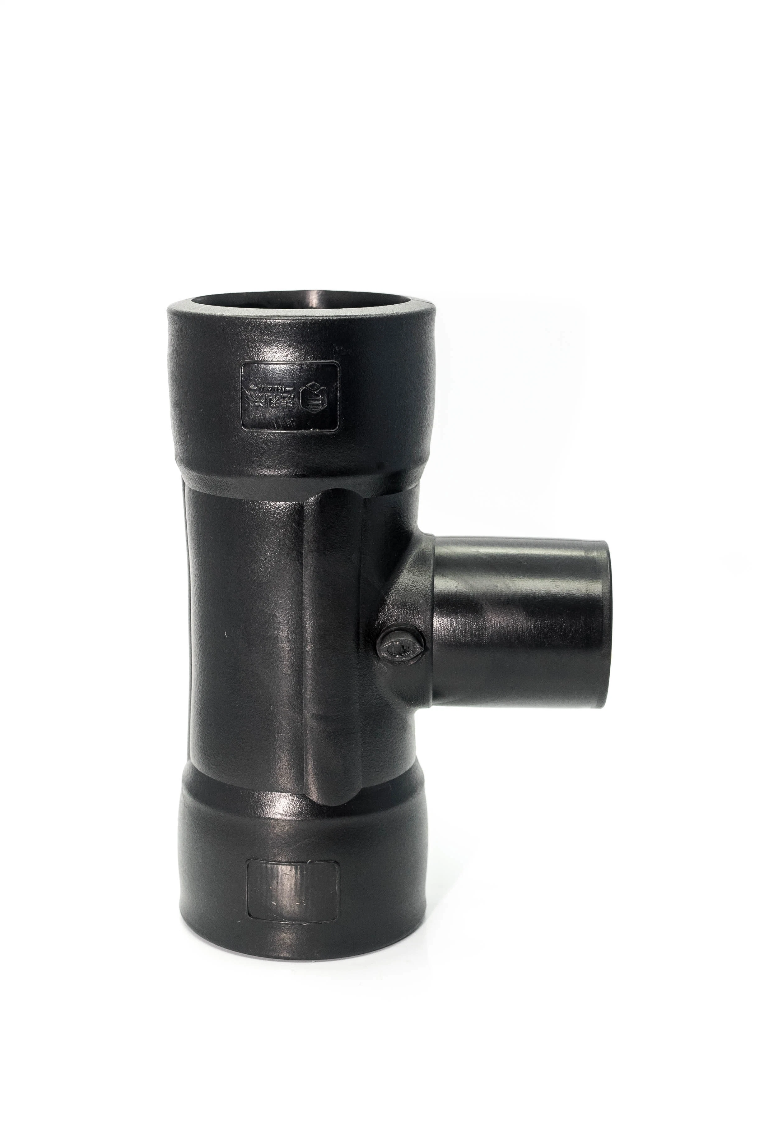 Oil Pipe HDPE Fittings Cross Pipe Tee Joints for Gas Station