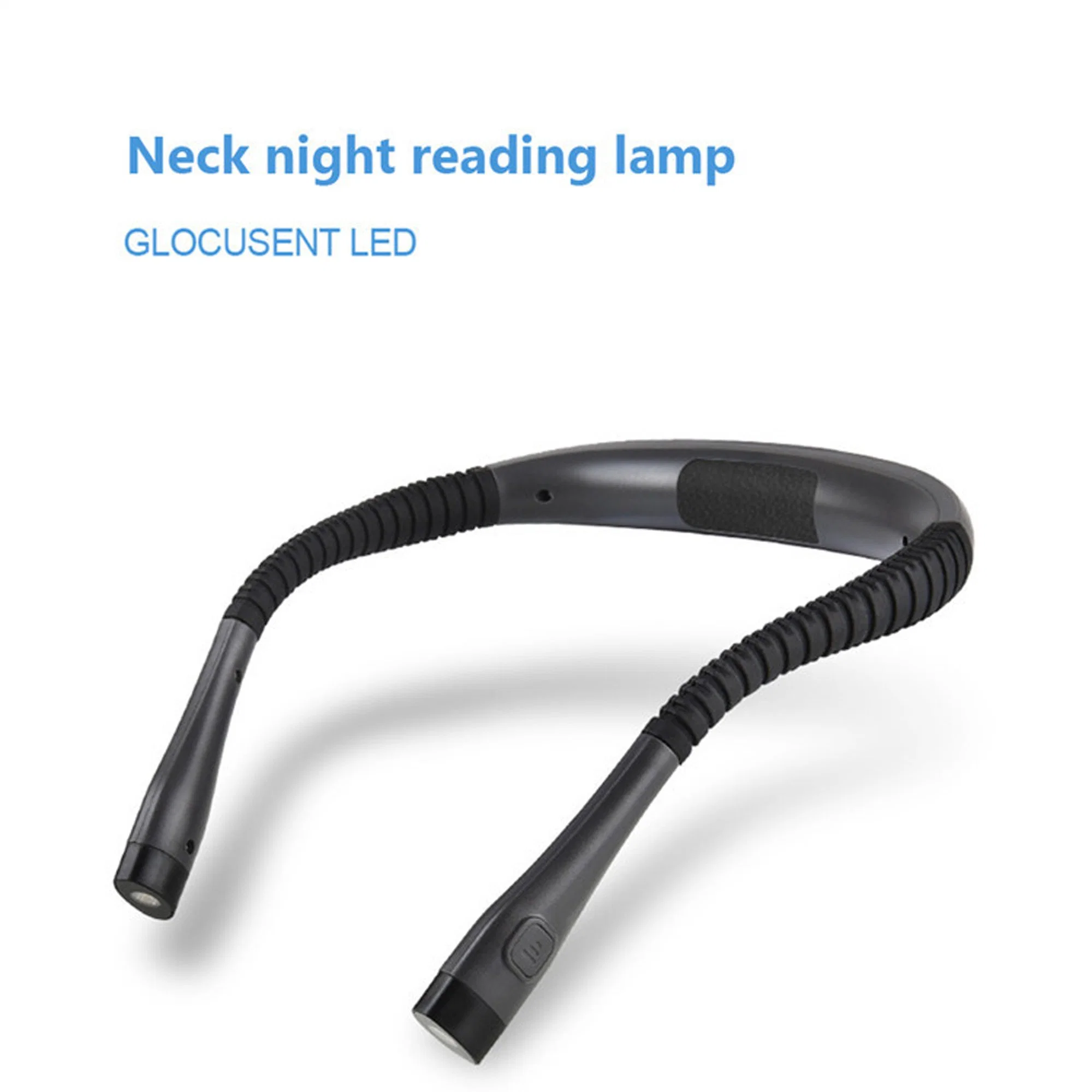 La cama de 3 colores 6 niveles de brillo brazos cuello flexible LED de luz de lectura para la lectura