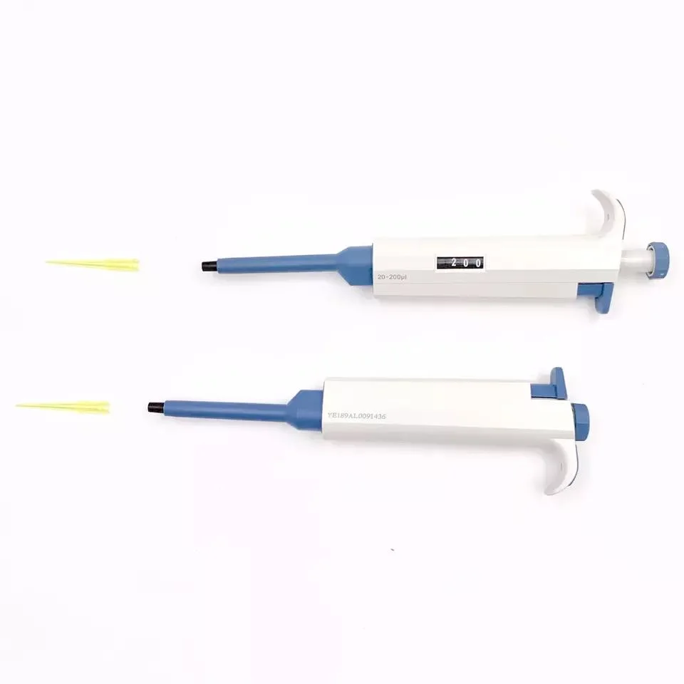 Handling Single Channel Adjustable Volume Pipette for Lab