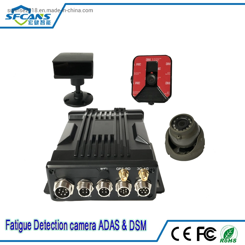 4 canales móviles de seguridad de disco duro con el sistema Dsm Mdvr adas