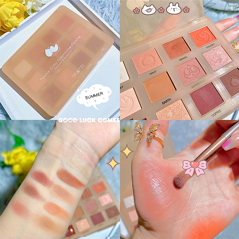 Peach Matte Shimmer Twelve Eyeshadow Palette