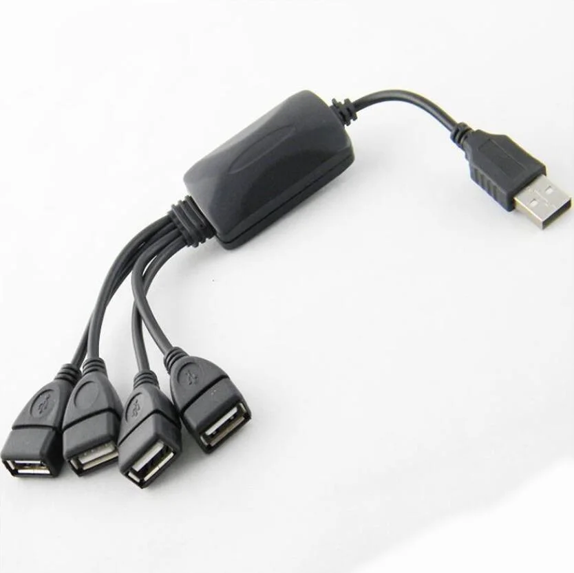 Supports Plug-and-Play Function 4 Port USB Hub