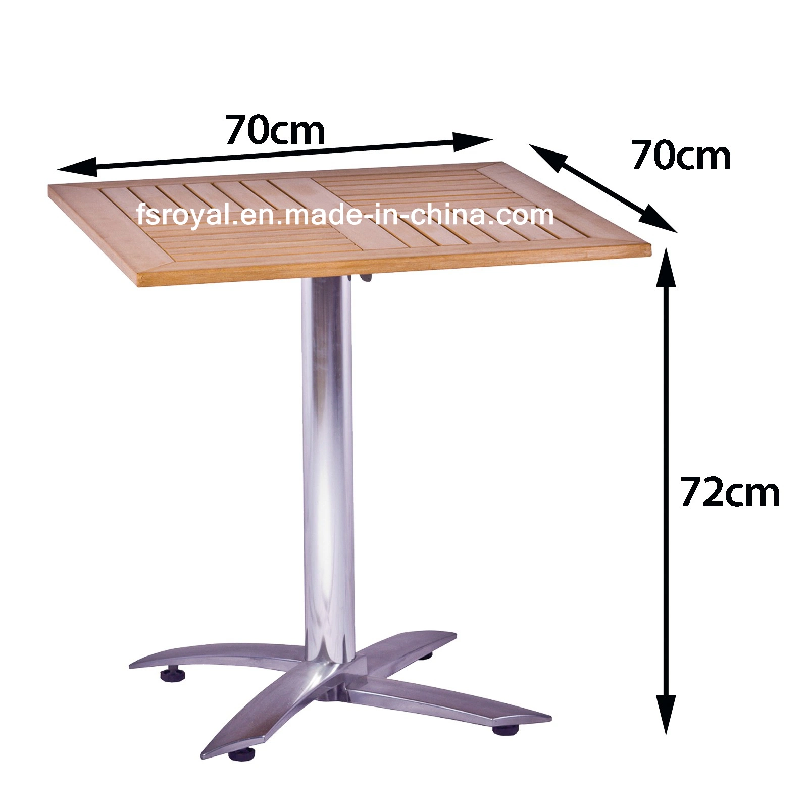 Outdoor Dining Furniture Coffee Dining Restaurant Round Timber Table Chairs