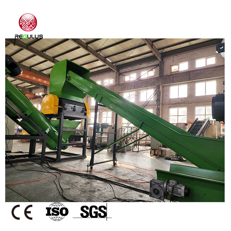 PE PP Agricultural Film Crushing Washing Dewatering Drying Recycling Machine Line