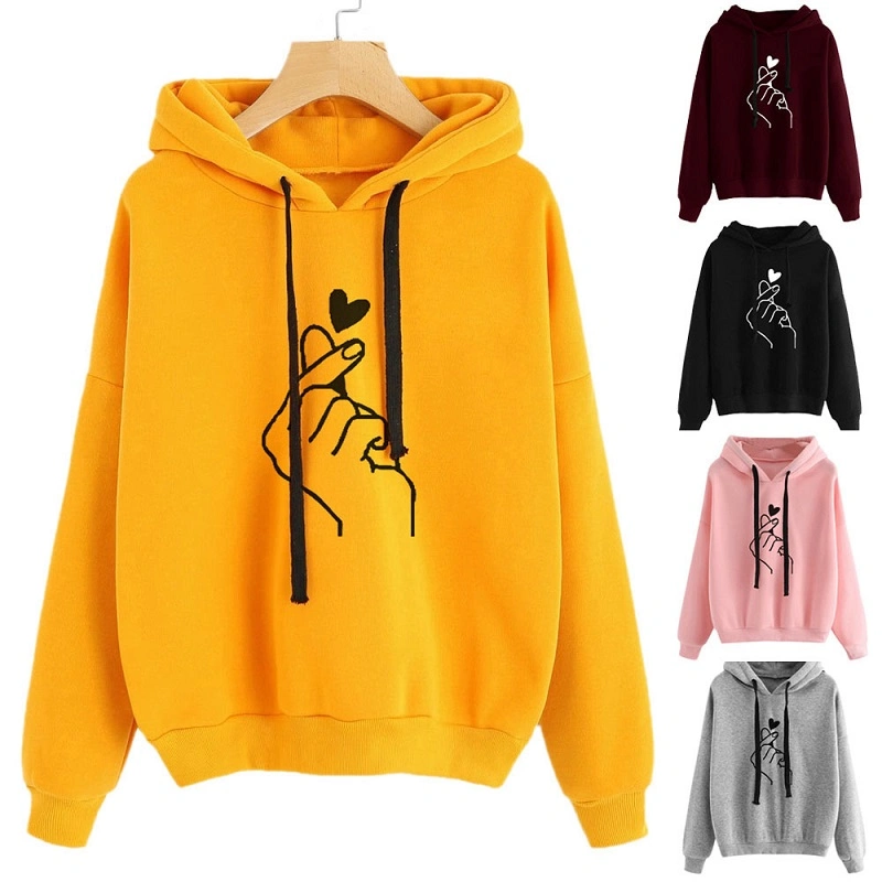 Aibort Women Autumn Cheap Hooded Wholesale Oversized Pullover Hoodies Sweatshirts